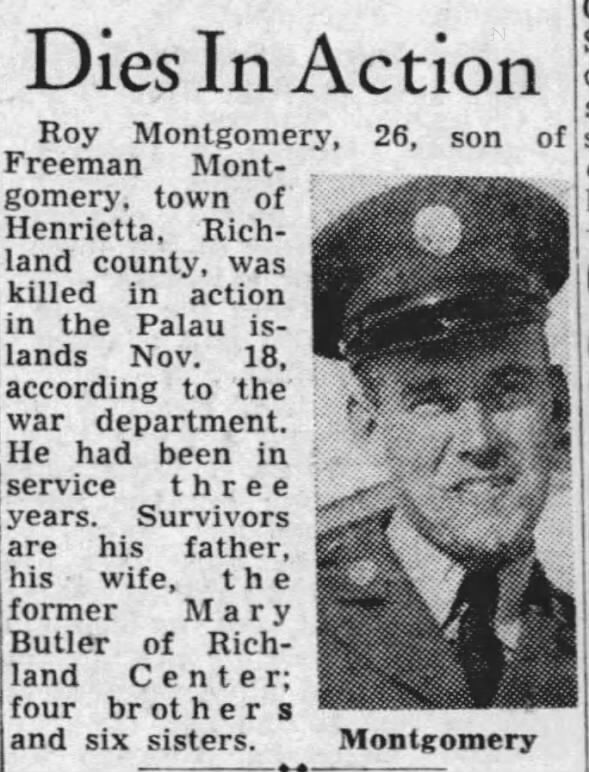 Obituary for Roy Montgomery
